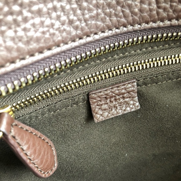 Celine Mini Luggage in Brown Grained Leather - Picture 4 of 5